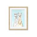 Picture of Friendly Llamas  _GroupedProduct_Rectangle_Portrait_Framed_Matted_
