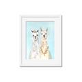 Picture of Friendly Llamas  _GroupedProduct_Rectangle_Portrait_Framed_Matted_