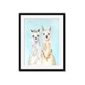 Picture of Friendly Llamas  _GroupedProduct_Rectangle_Portrait_Framed_Matted_
