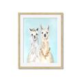 Picture of Friendly Llamas  _GroupedProduct_Rectangle_Portrait_Framed_Matted_