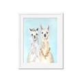 Picture of Friendly Llamas  _GroupedProduct_Rectangle_Portrait_Framed_Matted_