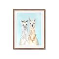 Picture of Friendly Llamas  _GroupedProduct_Rectangle_Portrait_Framed_Matted_