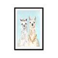 Picture of Friendly Llamas  _GroupedProduct_Rectangle_Portrait_Framed_Matted_