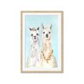Picture of Friendly Llamas  _GroupedProduct_Rectangle_Portrait_Framed_Matted_
