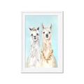 Picture of Friendly Llamas  _GroupedProduct_Rectangle_Portrait_Framed_Matted_
