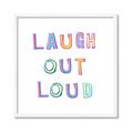 Picture of Laugh Out Loud _GroupedProduct_Square_Framed_Matted_