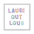 Picture of Laugh Out Loud _GroupedProduct_Square_Framed_Matted_
