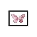 Picture of Pink Butterfly _GroupedProduct_Rectangle_Landscape_Framed_Matted_