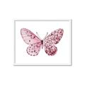 Picture of Pink Butterfly _GroupedProduct_Rectangle_Landscape_Framed_Matted_