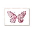 Picture of Pink Butterfly _GroupedProduct_Rectangle_Landscape_Framed_Matted_