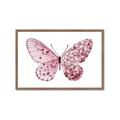 Picture of Pink Butterfly _GroupedProduct_Rectangle_Landscape_Framed_Matted_