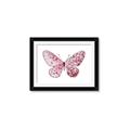 Picture of Pink Butterfly _GroupedProduct_Rectangle_Landscape_Framed_Matted_