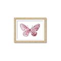 Picture of Pink Butterfly _GroupedProduct_Rectangle_Landscape_Framed_Matted_