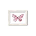 Picture of Pink Butterfly _GroupedProduct_Rectangle_Landscape_Framed_Matted_