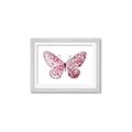 Picture of Pink Butterfly _GroupedProduct_Rectangle_Landscape_Framed_Matted_