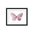 Picture of Pink Butterfly _GroupedProduct_Rectangle_Landscape_Framed_Matted_