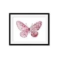 Picture of Pink Butterfly _GroupedProduct_Rectangle_Landscape_Framed_Matted_