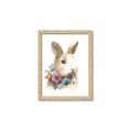 Picture of Sweet Floral Bunny I _GroupedProduct_Rectangle_Portrait_Framed_Matted_