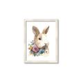 Picture of Sweet Floral Bunny I _GroupedProduct_Rectangle_Portrait_Framed_Matted_