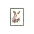 Picture of Sweet Floral Bunny I _GroupedProduct_Rectangle_Portrait_Framed_Matted_