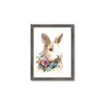 Picture of Sweet Floral Bunny I _GroupedProduct_Rectangle_Portrait_Framed_Matted_