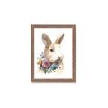 Picture of Sweet Floral Bunny I _GroupedProduct_Rectangle_Portrait_Framed_Matted_
