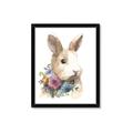 Picture of Sweet Floral Bunny I _GroupedProduct_Rectangle_Portrait_Framed_Matted_