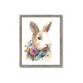 Picture of Sweet Floral Bunny I _GroupedProduct_Rectangle_Portrait_Framed_Matted_