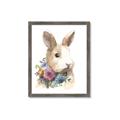 Picture of Sweet Floral Bunny I _GroupedProduct_Rectangle_Portrait_Framed_Matted_