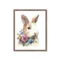 Picture of Sweet Floral Bunny I _GroupedProduct_Rectangle_Portrait_Framed_Matted_