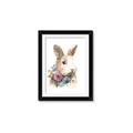 Picture of Sweet Floral Bunny I _GroupedProduct_Rectangle_Portrait_Framed_Matted_