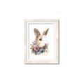 Picture of Sweet Floral Bunny I _GroupedProduct_Rectangle_Portrait_Framed_Matted_