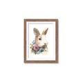 Picture of Sweet Floral Bunny I _GroupedProduct_Rectangle_Portrait_Framed_Matted_