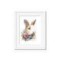 Picture of Sweet Floral Bunny I _GroupedProduct_Rectangle_Portrait_Framed_Matted_