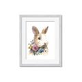 Picture of Sweet Floral Bunny I _GroupedProduct_Rectangle_Portrait_Framed_Matted_
