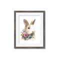 Picture of Sweet Floral Bunny I _GroupedProduct_Rectangle_Portrait_Framed_Matted_