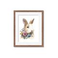 Picture of Sweet Floral Bunny I _GroupedProduct_Rectangle_Portrait_Framed_Matted_