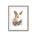 Picture of Sweet Floral Bunny I _GroupedProduct_Rectangle_Portrait_Framed_Matted_