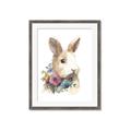 Picture of Sweet Floral Bunny I _GroupedProduct_Rectangle_Portrait_Framed_Matted_