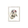 Picture of Sweet Floral Bunny _GroupedProduct_Rectangle_Portrait_Framed_Matted_