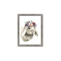 Picture of Sweet Floral Bunny _GroupedProduct_Rectangle_Portrait_Framed_Matted_