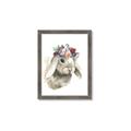 Picture of Sweet Floral Bunny _GroupedProduct_Rectangle_Portrait_Framed_Matted_