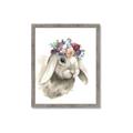 Picture of Sweet Floral Bunny _GroupedProduct_Rectangle_Portrait_Framed_Matted_
