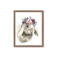 Picture of Sweet Floral Bunny _GroupedProduct_Rectangle_Portrait_Framed_Matted_