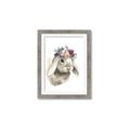 Picture of Sweet Floral Bunny _GroupedProduct_Rectangle_Portrait_Framed_Matted_