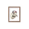 Picture of Sweet Floral Bunny _GroupedProduct_Rectangle_Portrait_Framed_Matted_