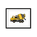 Picture of Yellow Mixer _GroupedProduct_Rectangle_Landscape_Framed_Matted_