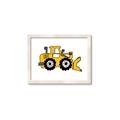 Picture of Yellow Dozer _GroupedProduct_Rectangle_Landscape_Framed_Matted_