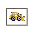 Picture of Yellow Dozer _GroupedProduct_Rectangle_Landscape_Framed_Matted_