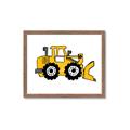 Picture of Yellow Dozer _GroupedProduct_Rectangle_Landscape_Framed_Matted_